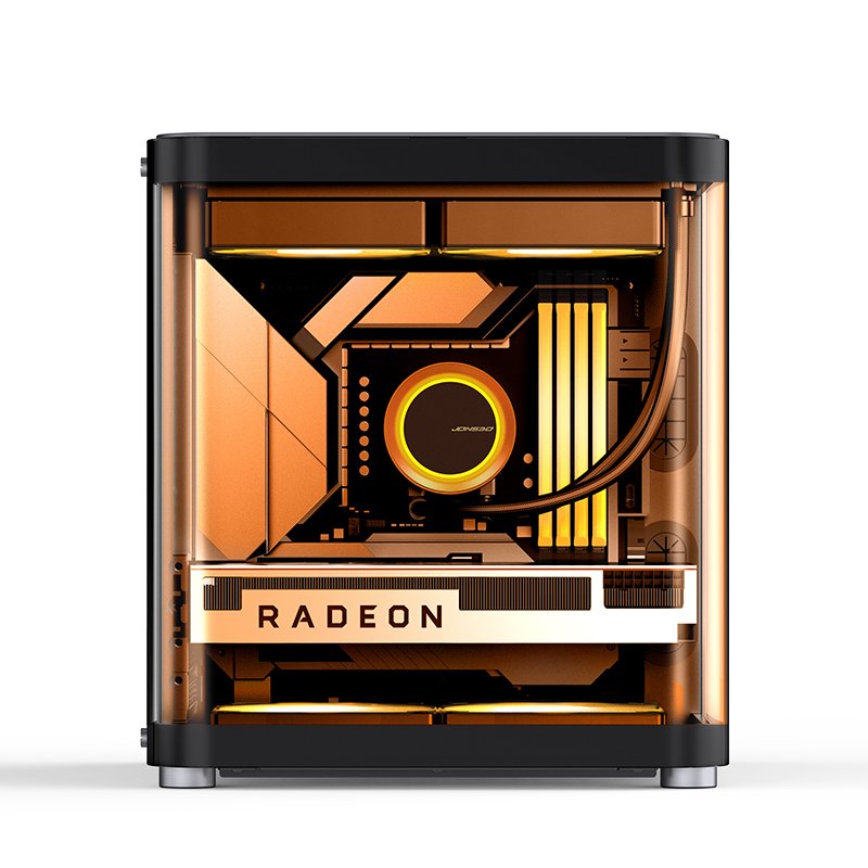 Jonsbo Tk-1 2.0 Micro-Atx Gehäuse, Temperojo Glass - Negro