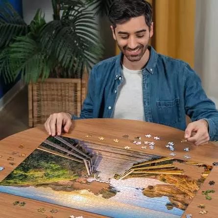 Ravensburger Puzzle Hermosas Pasarelas - Escaleras De Madera A Praio Do Camillo 1000 Piezas 12001761