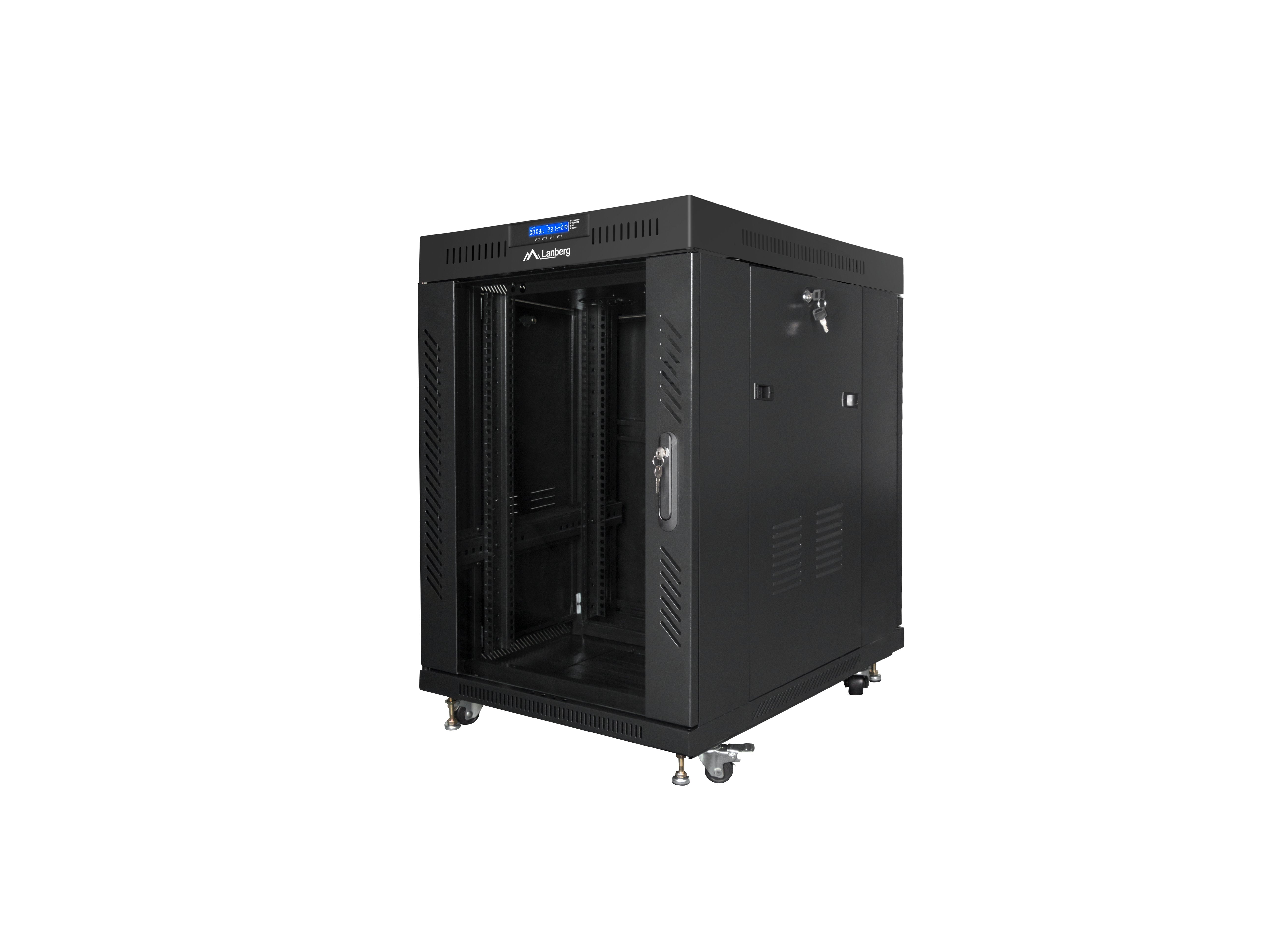 EAN 5901969433883 - Lanberg FF01-8015-12BL armario rack 15U Rack o bastidor independiente Negro imagen 1