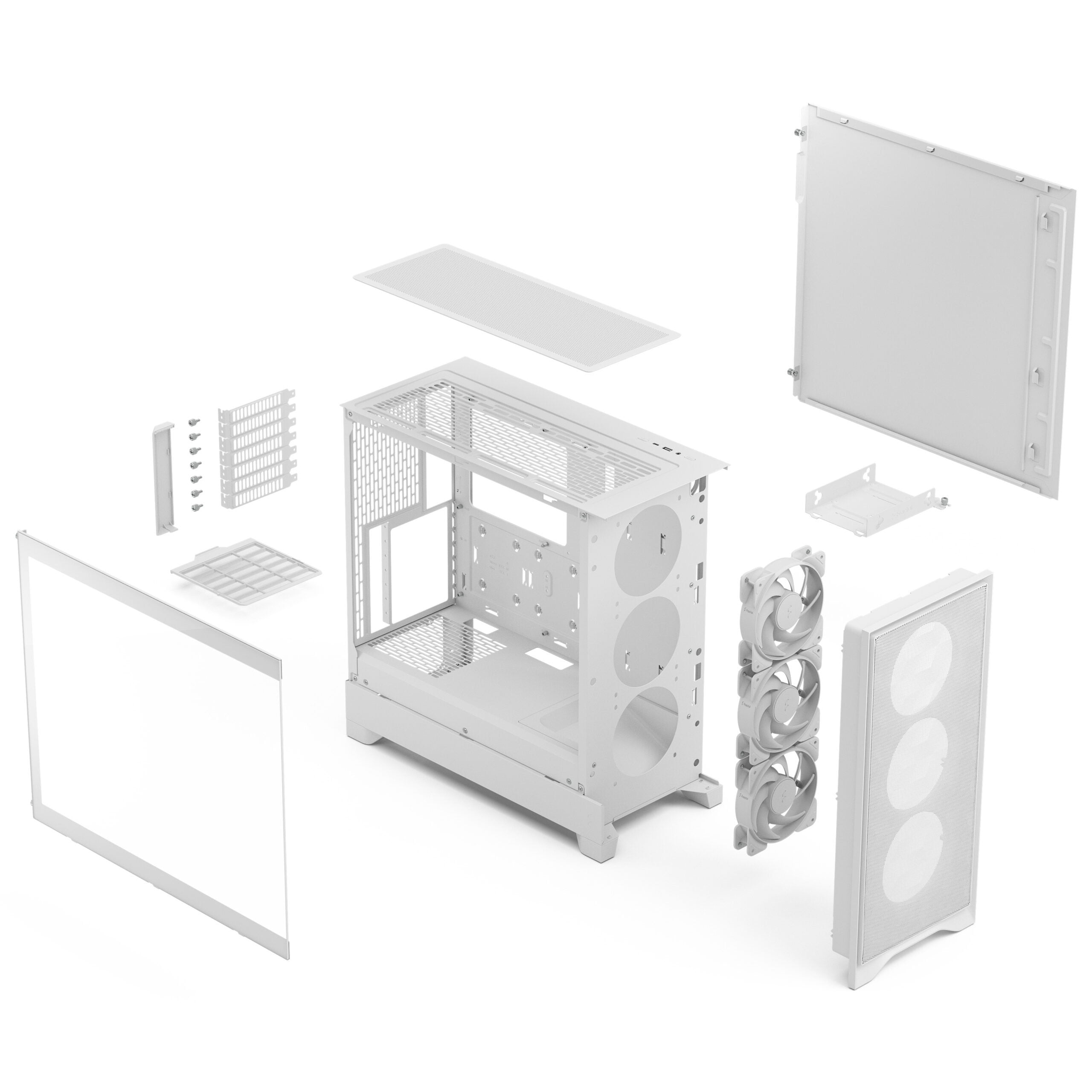 Caja  Pc Fractal  Pop 2 Air White Tg Rgb Fd-C-Poa2a-04