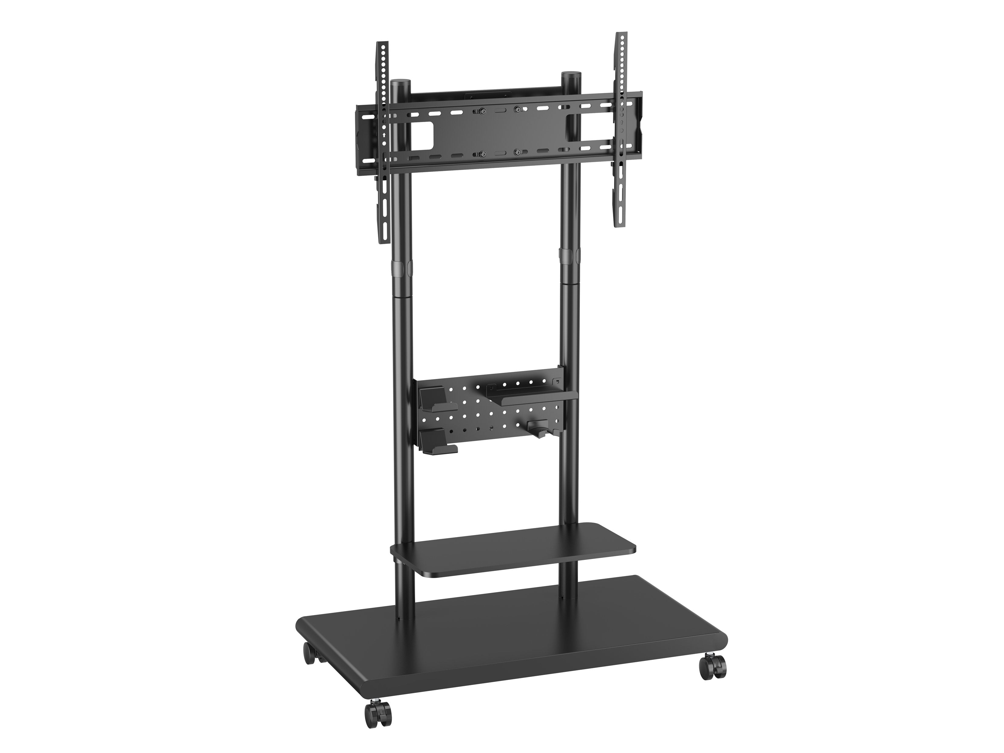 Soporte De Suelo Con Ruedas Equip Para Pantalla De 50" - 90" Max Vesa 600x400 60kg Tablero Perforado