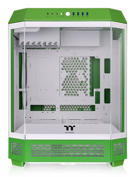 Termaltake La Torre 600, Torre Varicadora Verde, Vidrio Templado X 3 Ca-1z1-00mown-00