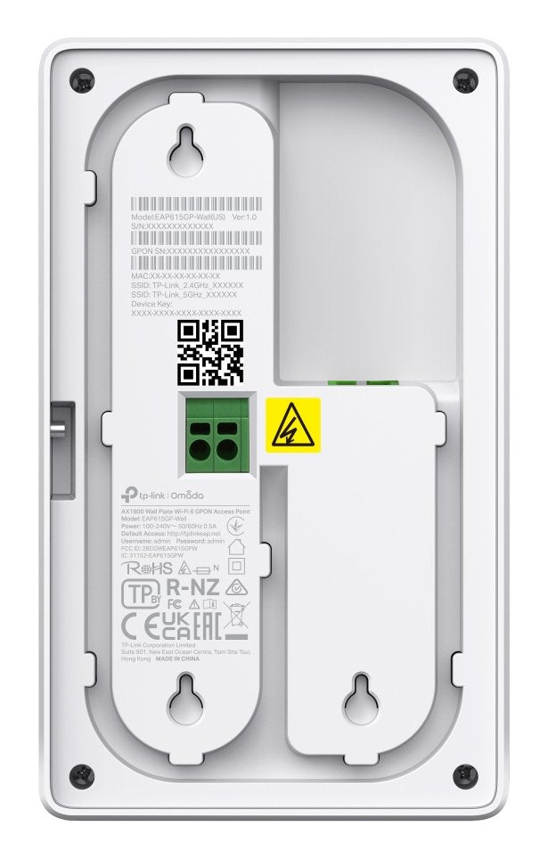 EAN 8885020625080 - TP-Link Omada EAP625GP-WALL punto de acceso inalámbrico 1201 Mbit/s Blanco Energía sobre Ethernet (PoE) imagen 5