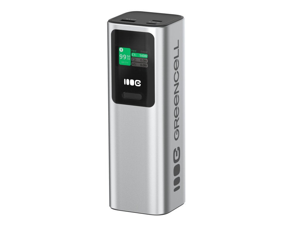 EAN 5904326374713 - Green Cell GC PBGC25UD - Powerbank PBGC25UD, 25200 mAh, 140 W, 1x USB-A, 2x USB-C Ión de litio Aluminio,  imagen 3