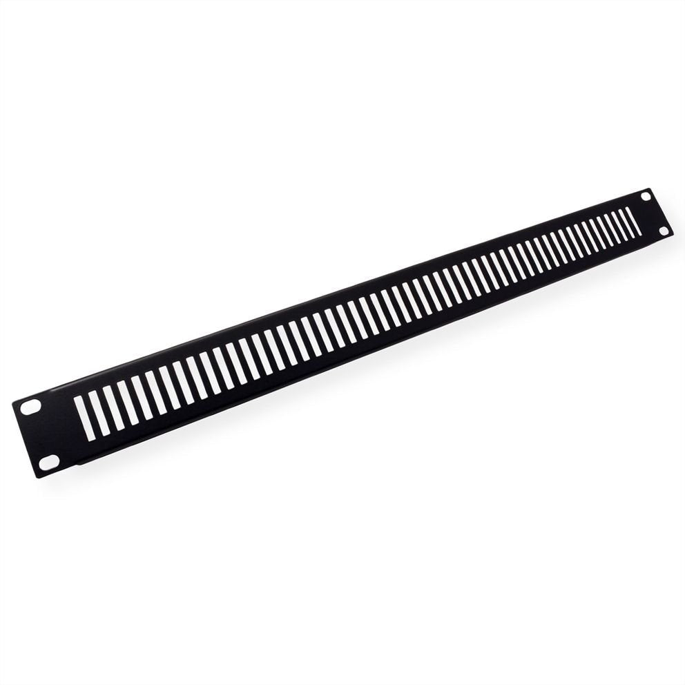 48,26cm 19pulgadas-Beluftungs-Placa Frontal 1 He Ral 9005 Negro Intenso