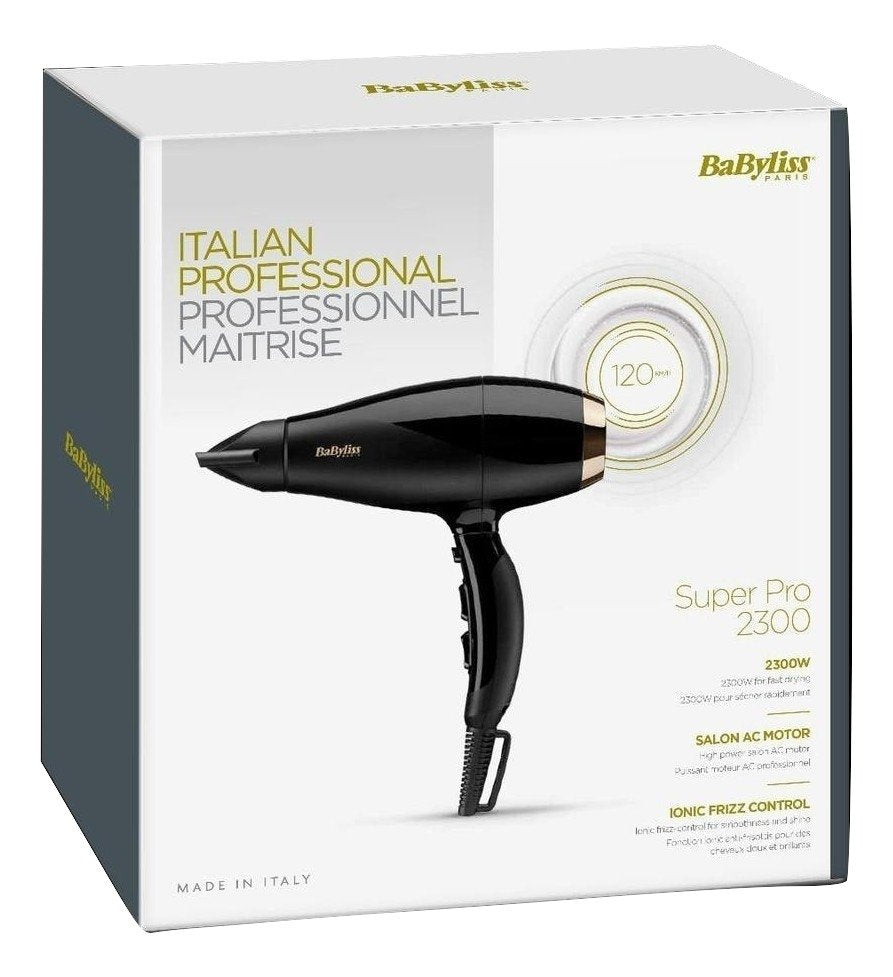 Secador Babyliss Super Pro 2300 2300 W Black, Gold