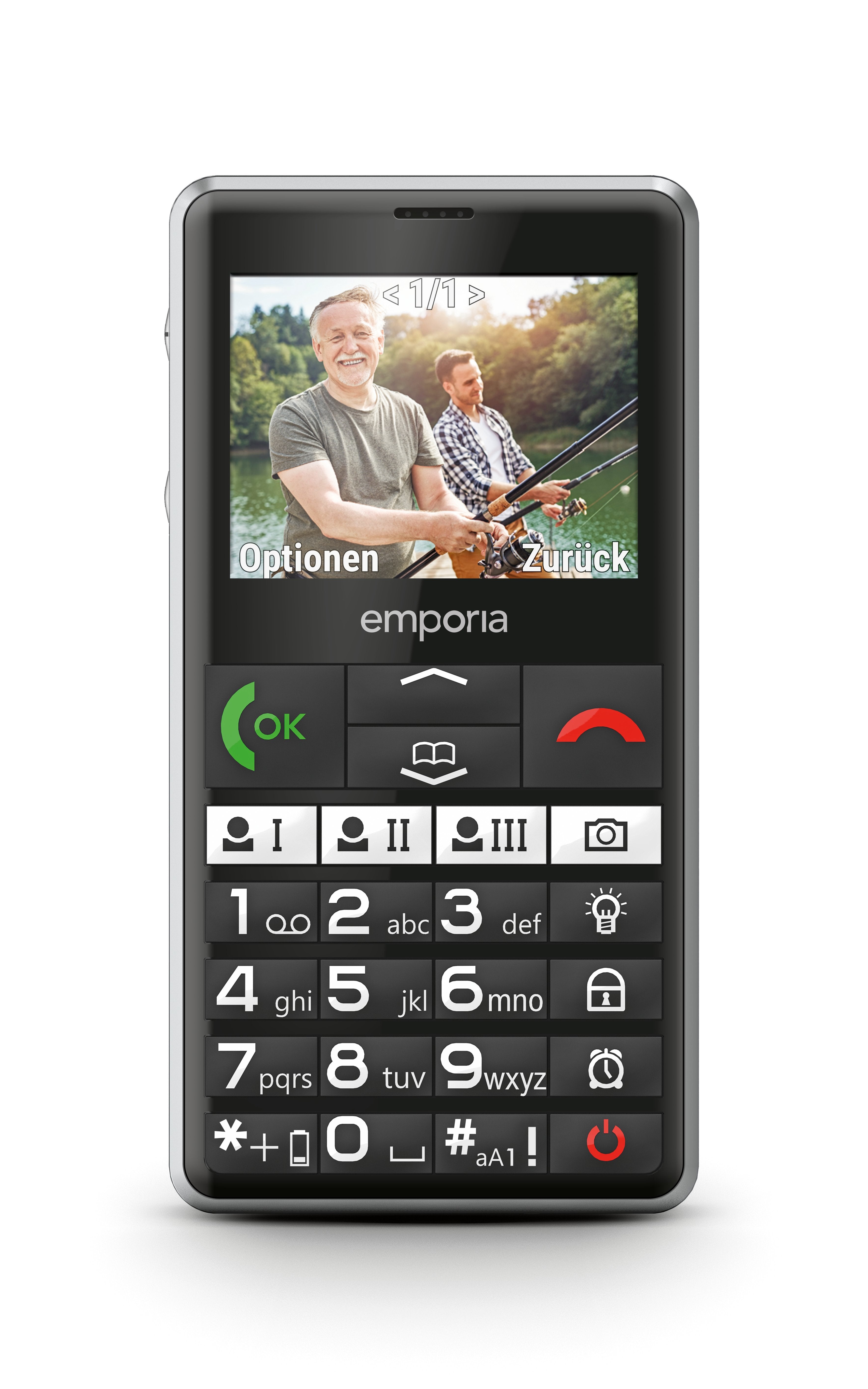 EAN 9005613168711 - Emporia emporiaPURE-LTE 5,87 cm (2.31") 107 g Negro Teléfono para personas mayores imagen 2