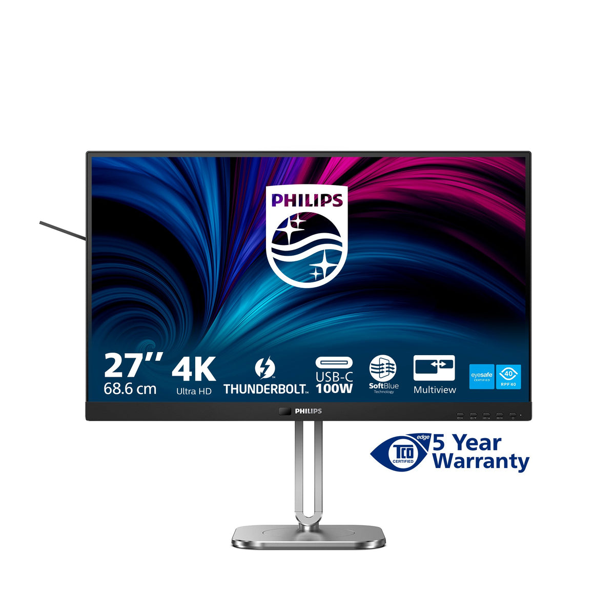 EAN 8712581804749 - Philips 6000 series 27B2U6903/00 pantalla para PC 68,6 cm (27") 3840 x 2160 Pixeles 4K Ultra HD LED Antra imagen 5