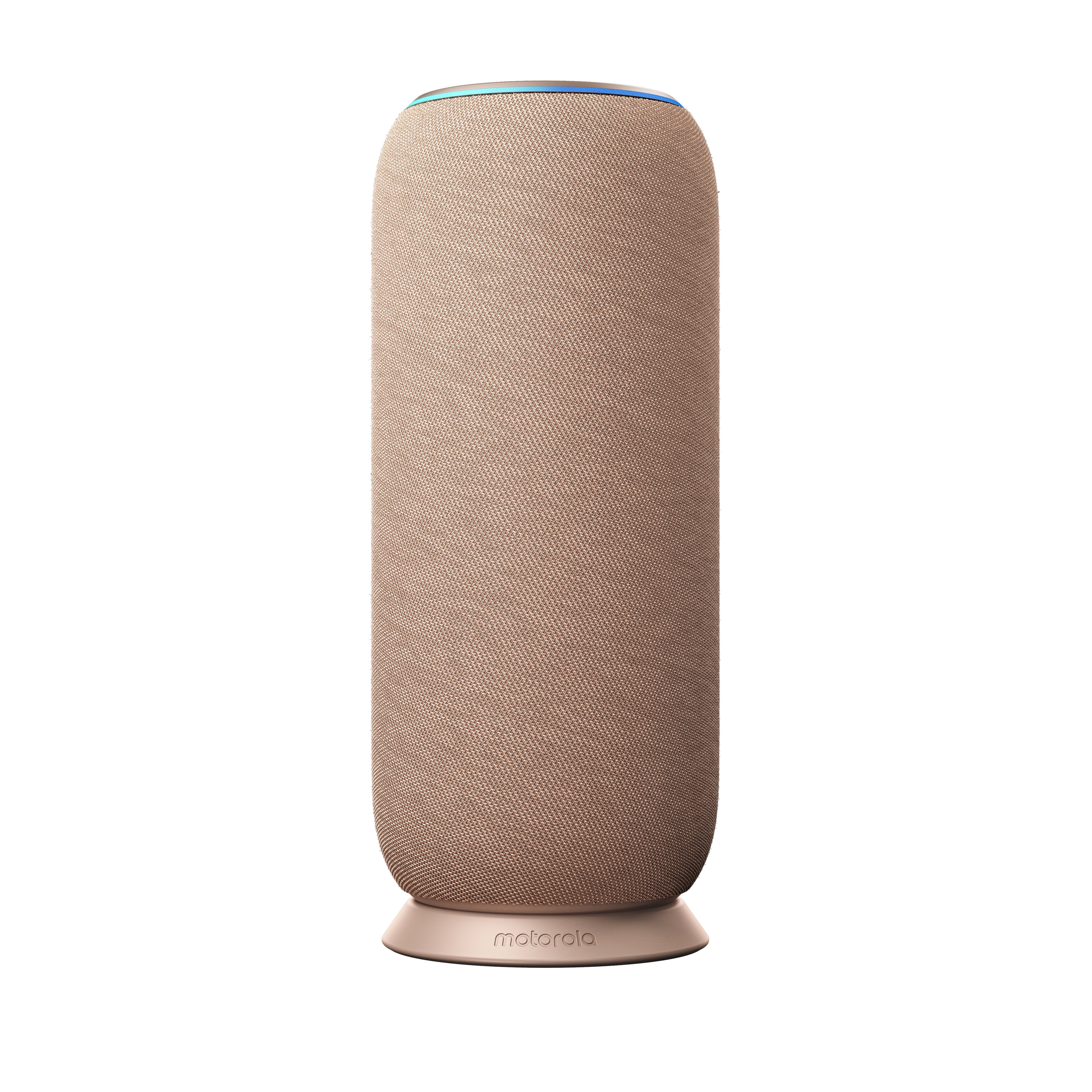 Motorola Moto Sound Flow Altavoz Para Uso Portátil Inalámbrico Bluetooth Wi-Fi Controlado Por Aplicación 30 Vatios 2 Vías Pantone Warm Taupe