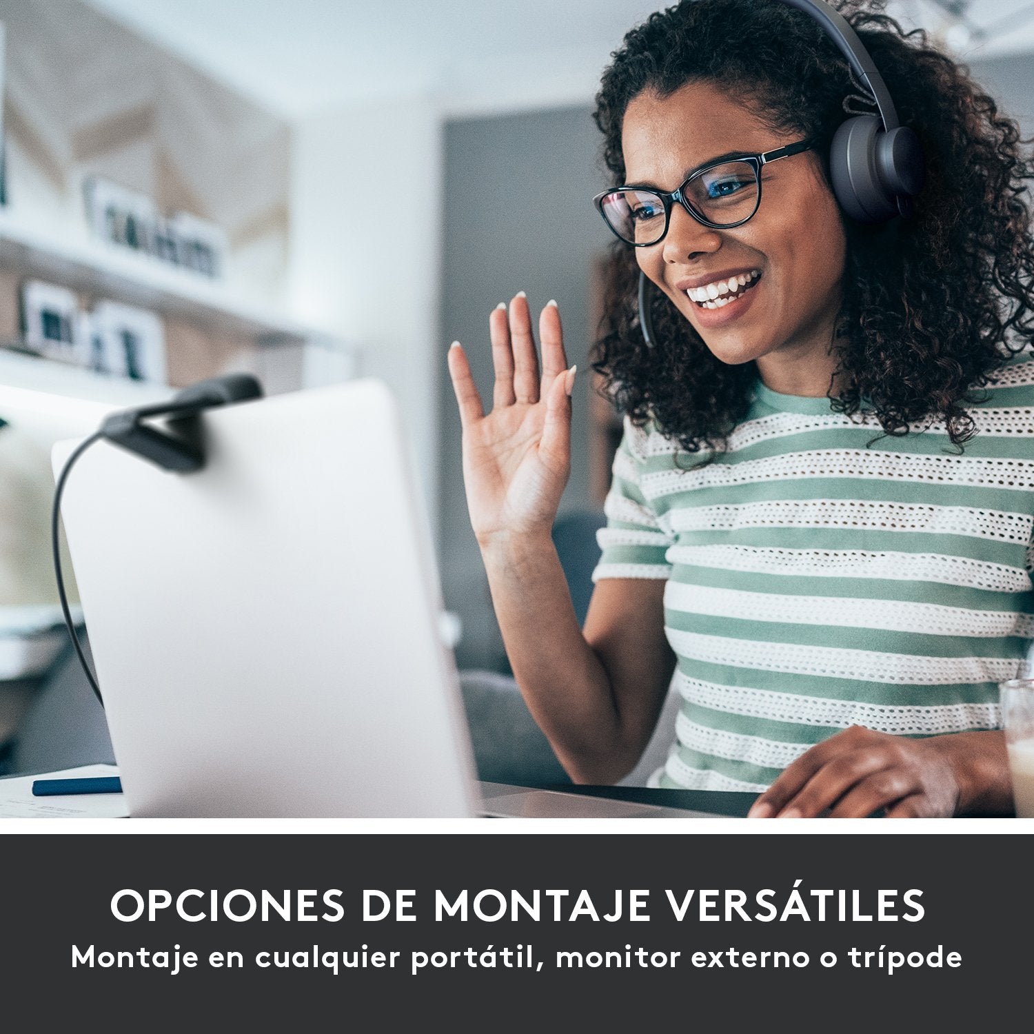 Logitech Webcam Hd C505 Negra 720p/30fps/Micro Largo Alcance/Usb-A 960-001364