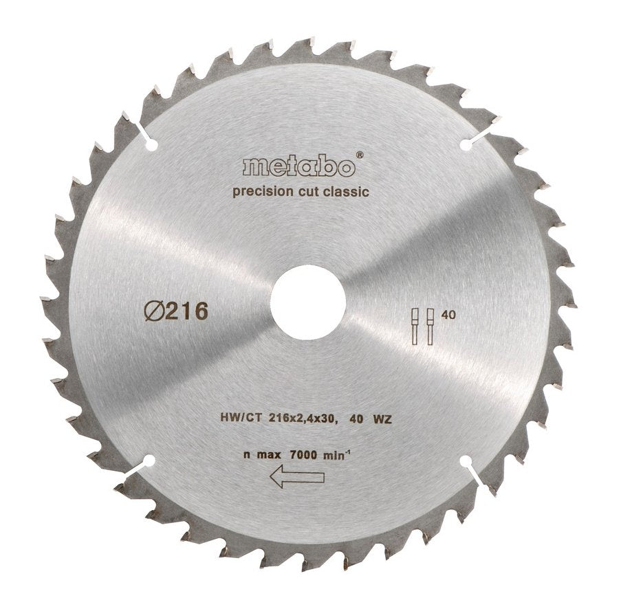 Metabo Precisioncutclassic 216x 30, 40 Wz 5neg