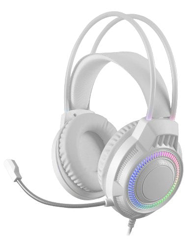 Kit Combo Pack 4en1 Rgb Mcp124 Pro Blanco Mars Gaming Teclado H-Mech Con Iluminación Rgb/ Ratón De Alta Precisión/ Alfombrilla Nanotextil/ Auriculares Con Sonido Envolvente E  Iluminación Frgb