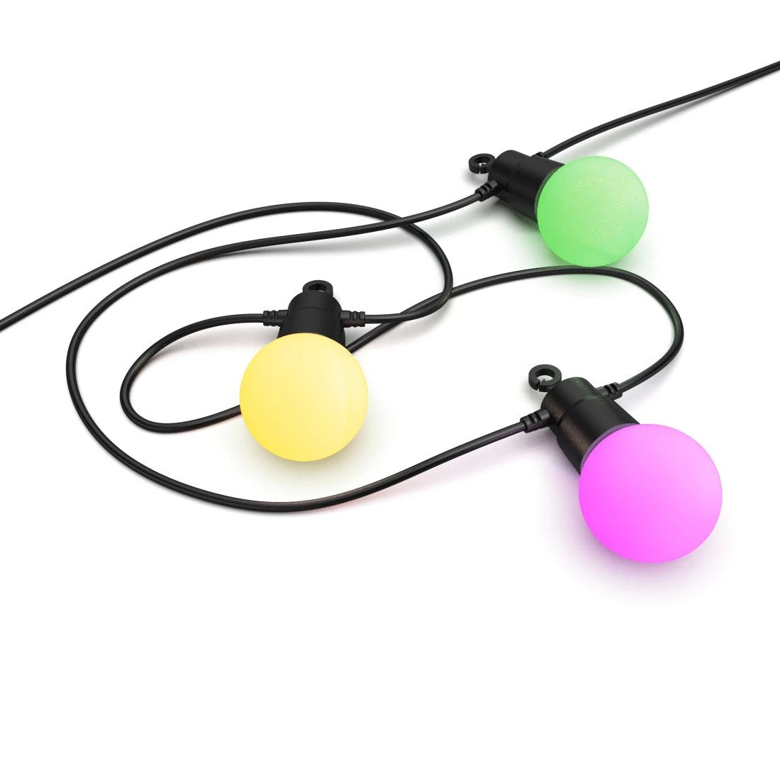 Hama Cadena De Bombillas Led Rgb Inteligente Para Exterior - Longitud 8m - Ip44 - Wifi - Flexible - Cable De
