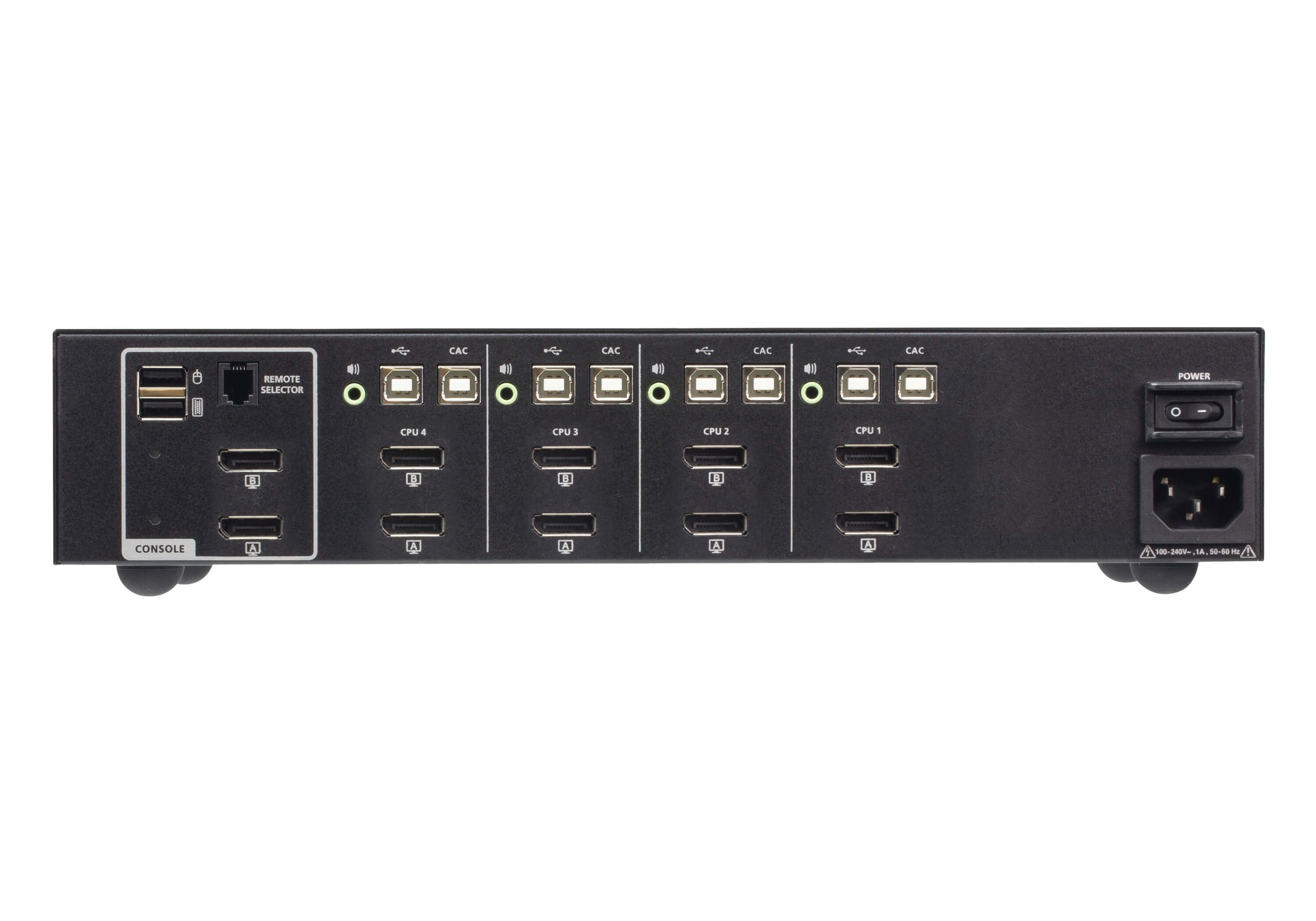 4-Port Usb - 4k Displayport Dual Display Secure Kvm Cs1144dp4c-At-G