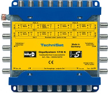 Technisat Gigasystem 17/8k, Conmutador Múltiple 0000/3272