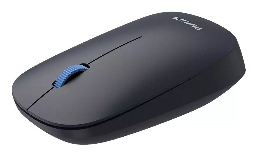 Mouse Philips Wireless Y Bluetooth Spk7438l Multi-Device 2.4ghz Bt 5.0 4 Botones 1600 Dpi Negro