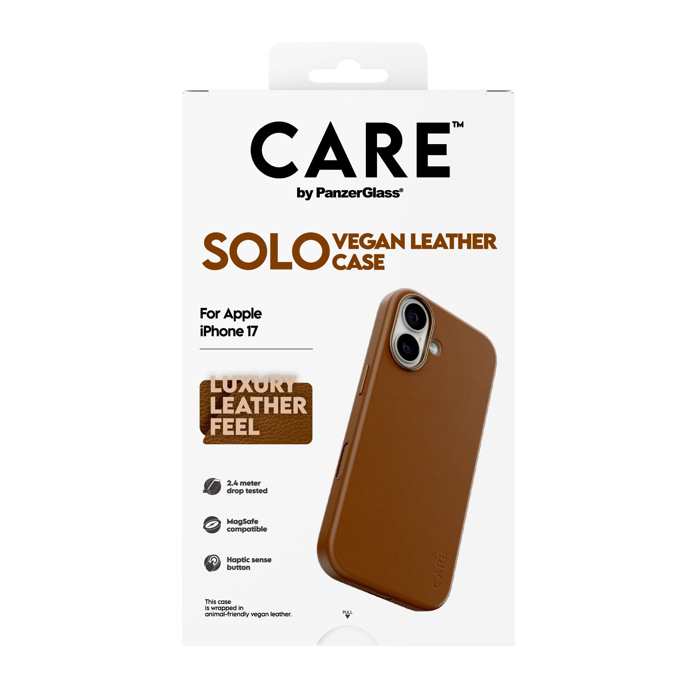 Panzerglass Care Solo Case Brown Ip 17