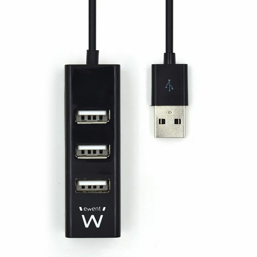 EAN 8032958186804 - Ewent EW1123 hub de interfaz USB 2.0 480 Mbit/s Negro imagen 4
