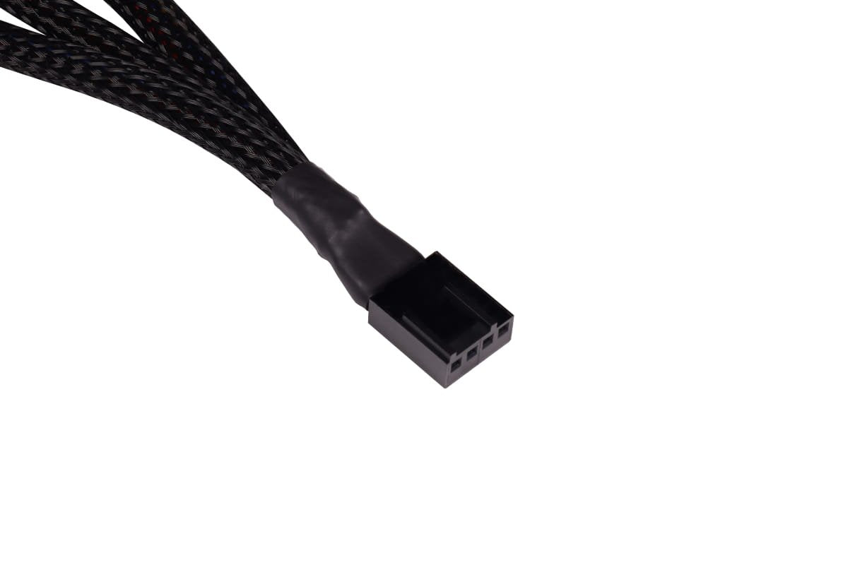 Alphacool Y-Splitter 4-Pin Auf 3x 4-Pin Pwm 15cm - Negro