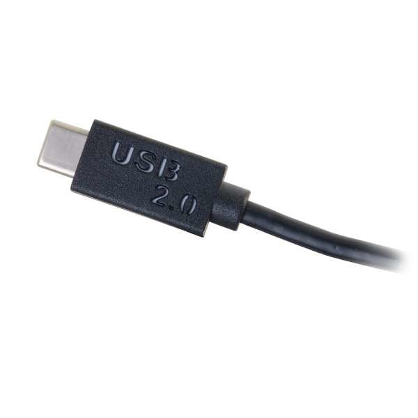 C2g Usb C To Db9 Serial Adapter Cable Usb C 2.0 M/M Cable Usb / Serie Db-9 (M) A Usb-C (M) Conector C Reversible Negro