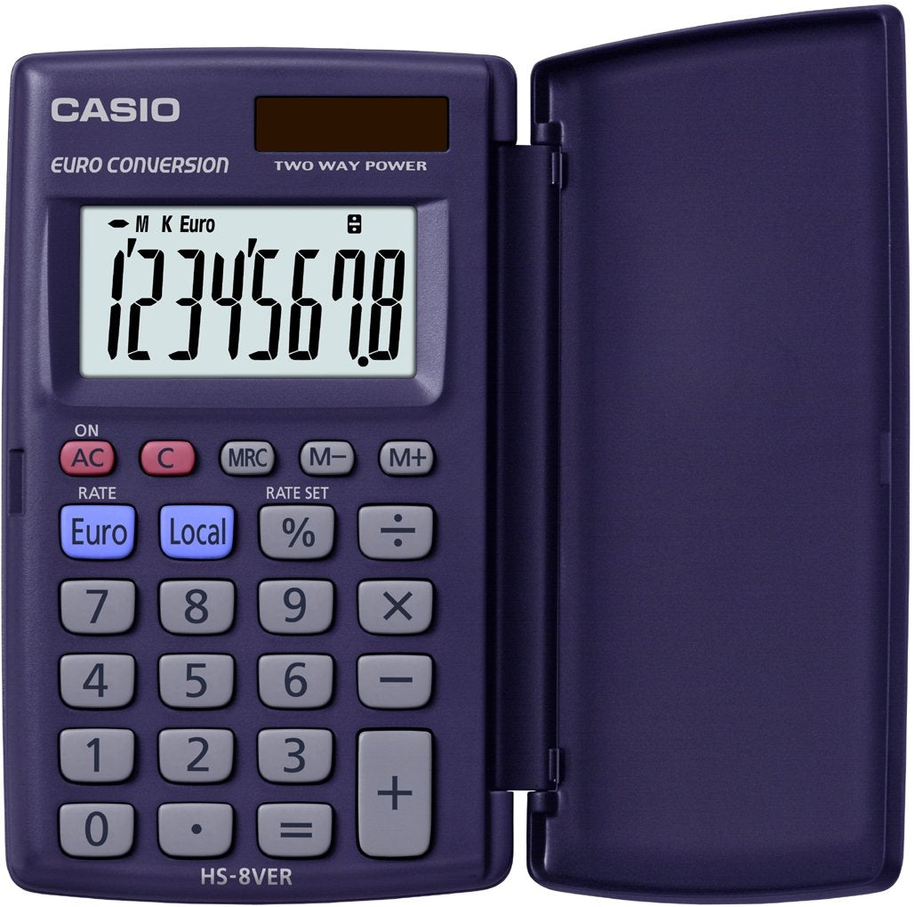 EAN 4549526612497 - Casio HS-8VER calculadora Bolsillo Calculadora básica Azul imagen 1
