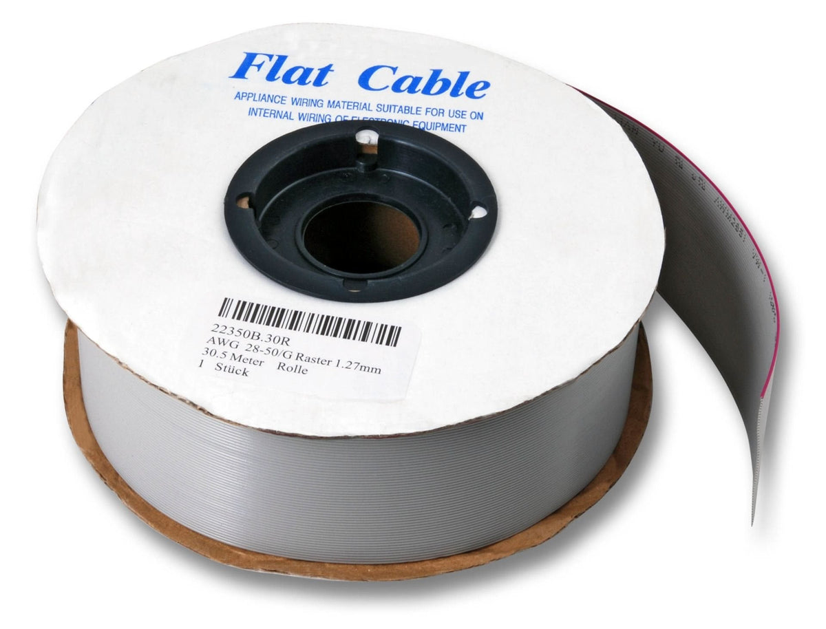 Efb Cable Plano Awg 28-10 G 30,5m Rollo Rm 1,27 10pol. Ul2651