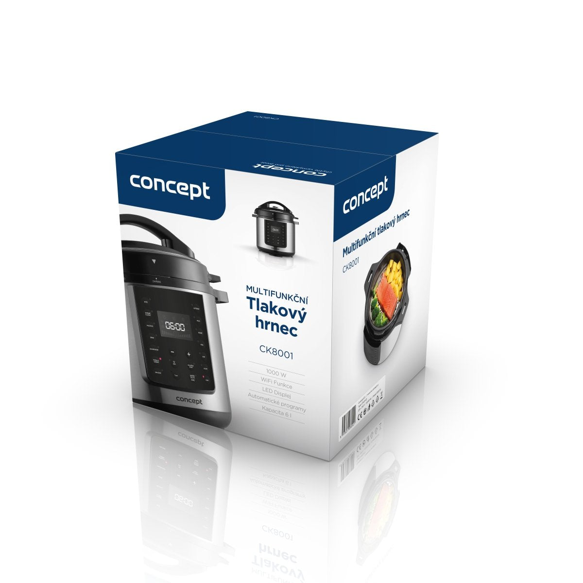 EAN 8595631036921 - Concept CK8001 olla multi-cocción 5,6 L 1000 W Negro, Acero inoxidable imagen 18