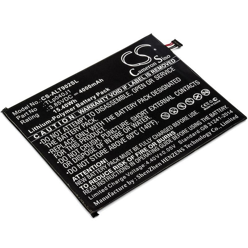Battery 15.2wh Li-Ion 3.8v  4000mah For Alcatel Mobile