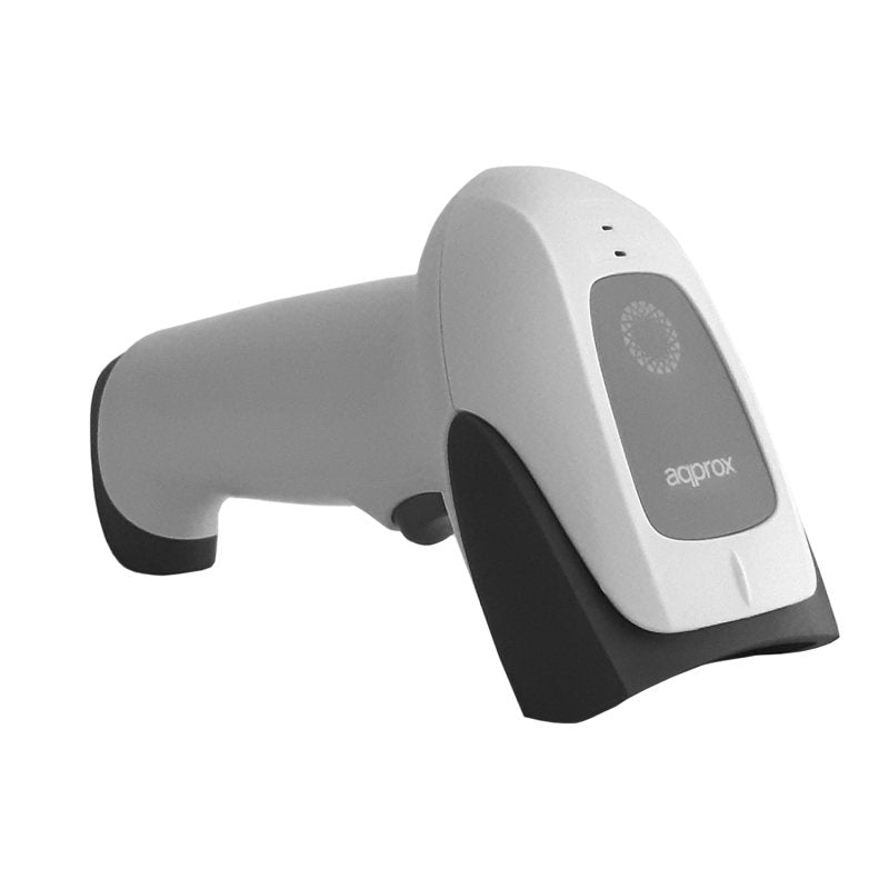 Scanner Codigo De Barras Approx Appls22wh Blanco 2d/1d Interfaz Usb  Disparo Manual O Automatico Avisador De Lectura Por Led Y Beeper Con Soporte