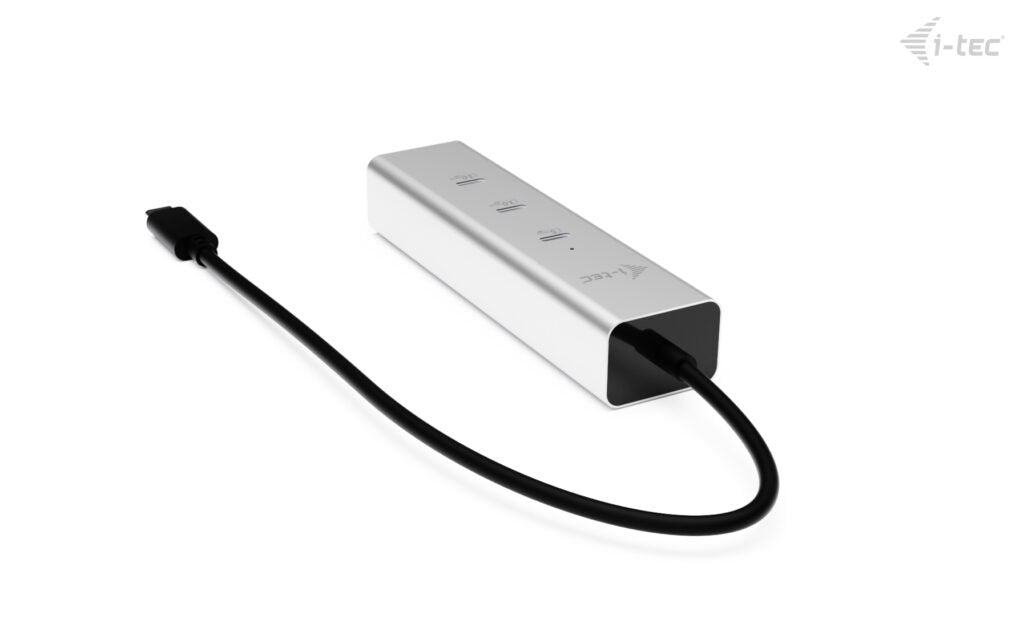 I-Tec Usb-C Charging Metal Hub 5port With Usb-C Video 8k 1xusb-C Video Data 1xusb-C Pd Data 1xusb-C 3.2 Gen1 2xusb-C 3.2 Gen2 Pd85w