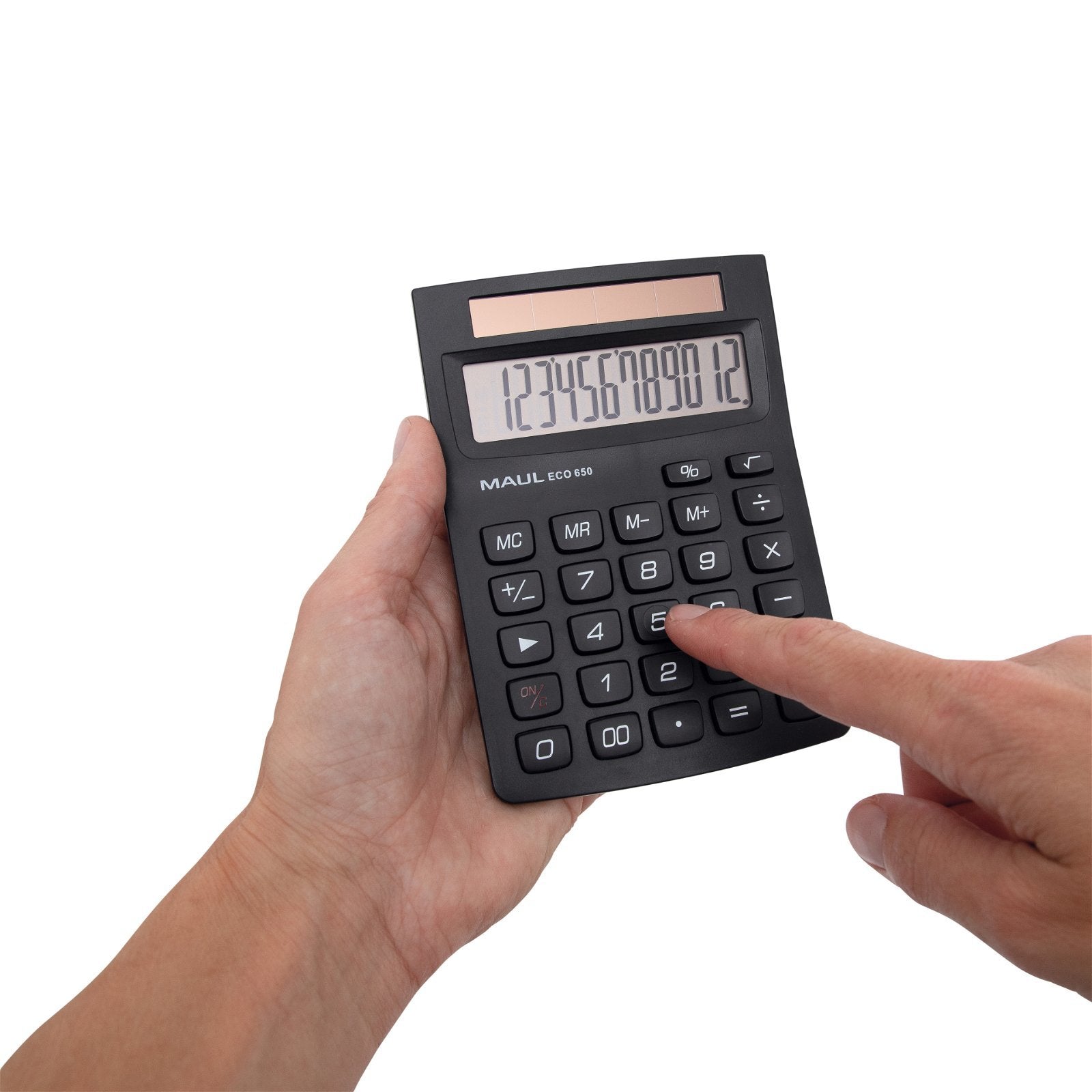 Calculadora  Maul Eco 650 Bolsillo Básica Negro