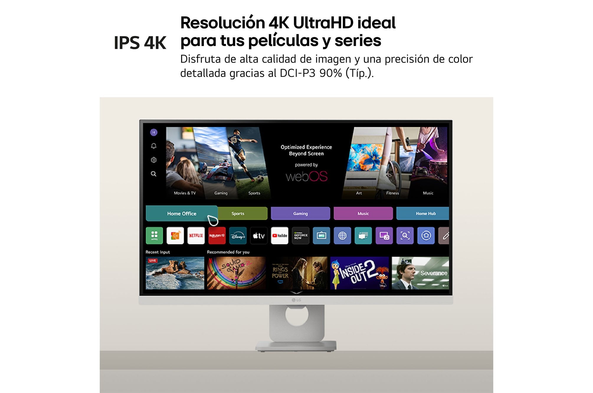 EAN 8806096444061 - LG 27U731SA-W pantalla para PC 68,6 cm (27") 3840 x 2160 Pixeles 4K Ultra HD LCD Blanco imagen 6