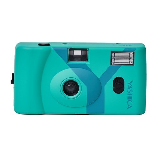 Yashica Mf-1 Snapshot Art Camera Turquesa Cámara Compacta Analógica