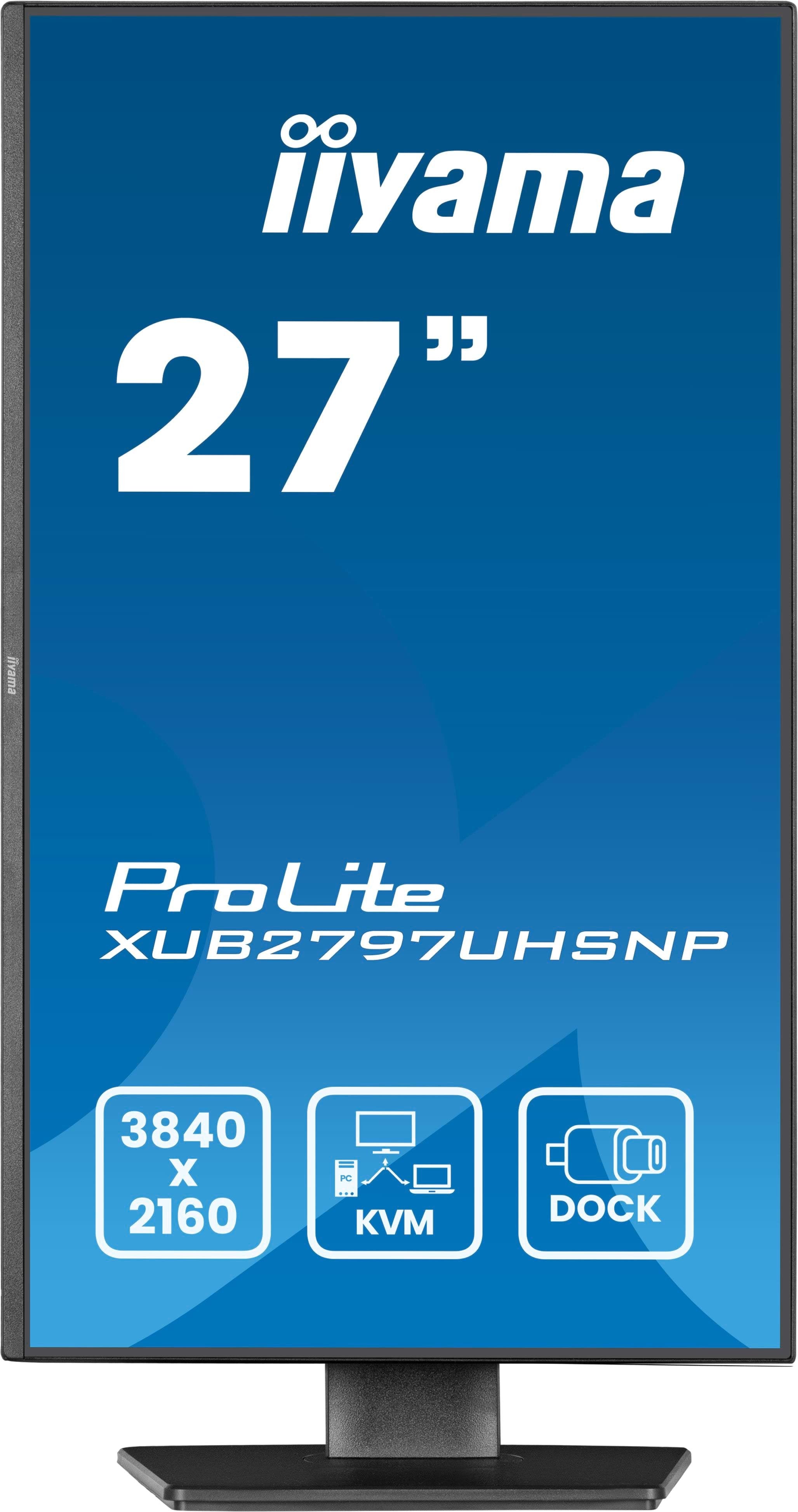 EAN 4948570123810 - iiyama ProLite XUB2797UHSNP-B1 pantalla para PC 68,6 cm (27") 3840 x 2160 Pixeles 4K Ultra HD LED Negro imagen 3