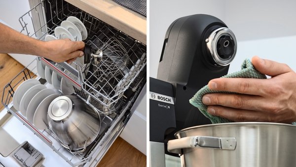 Robot De Cocina  Bosch Home Mums6zs13d Negro/Acero Inoxidable, 1.600 Vatios, Báscula Integrada, Temporizador Mums6zs13d