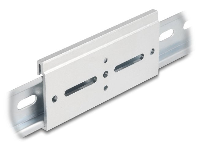 Aluminium Montageclip Für Hutschiene 100,0 X 47,8 Mm Silber