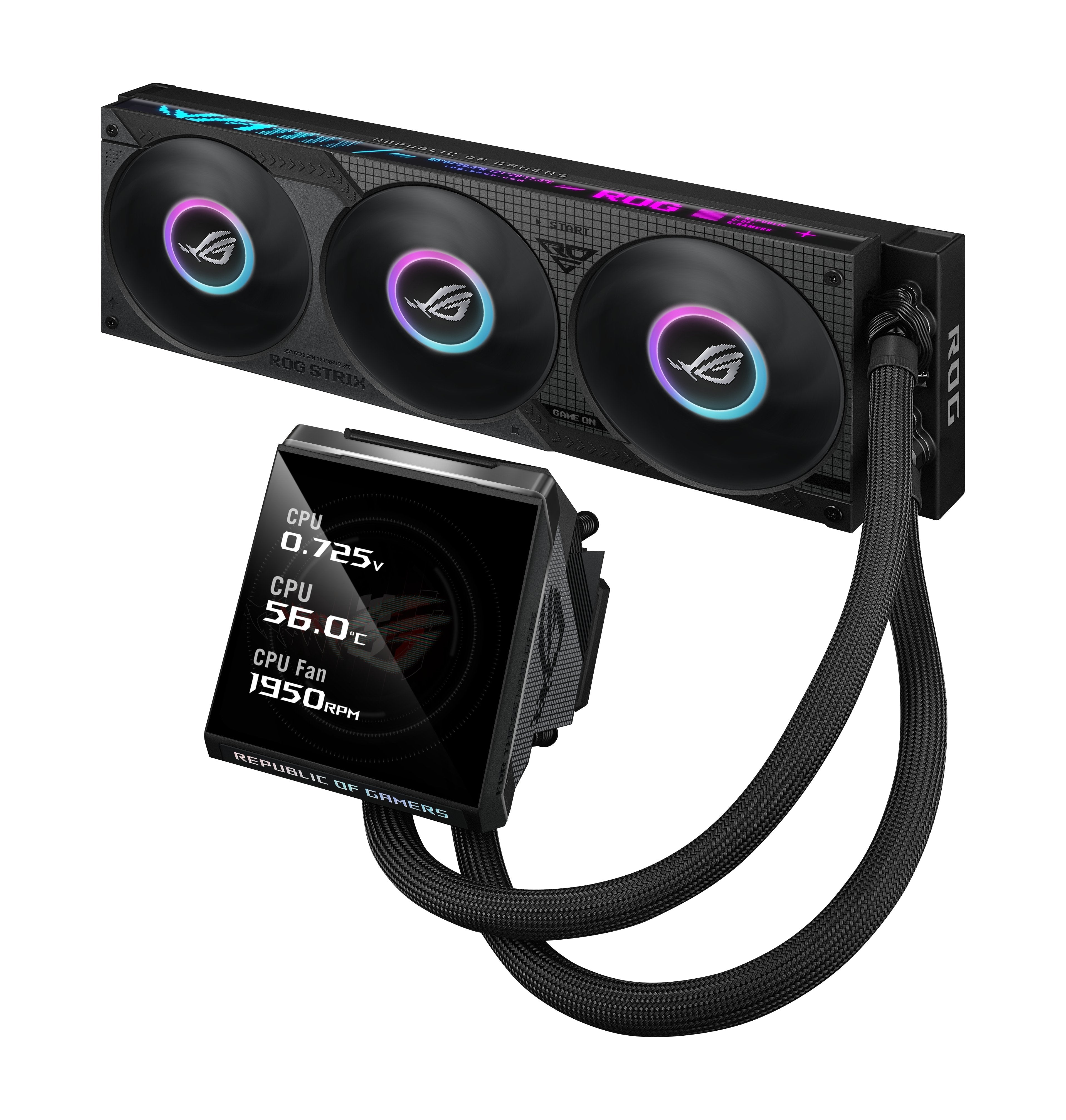 Refrigeración Liquida Cpu  Asus Rog Mrix Lc Iv 360 Argb Lcd Negro