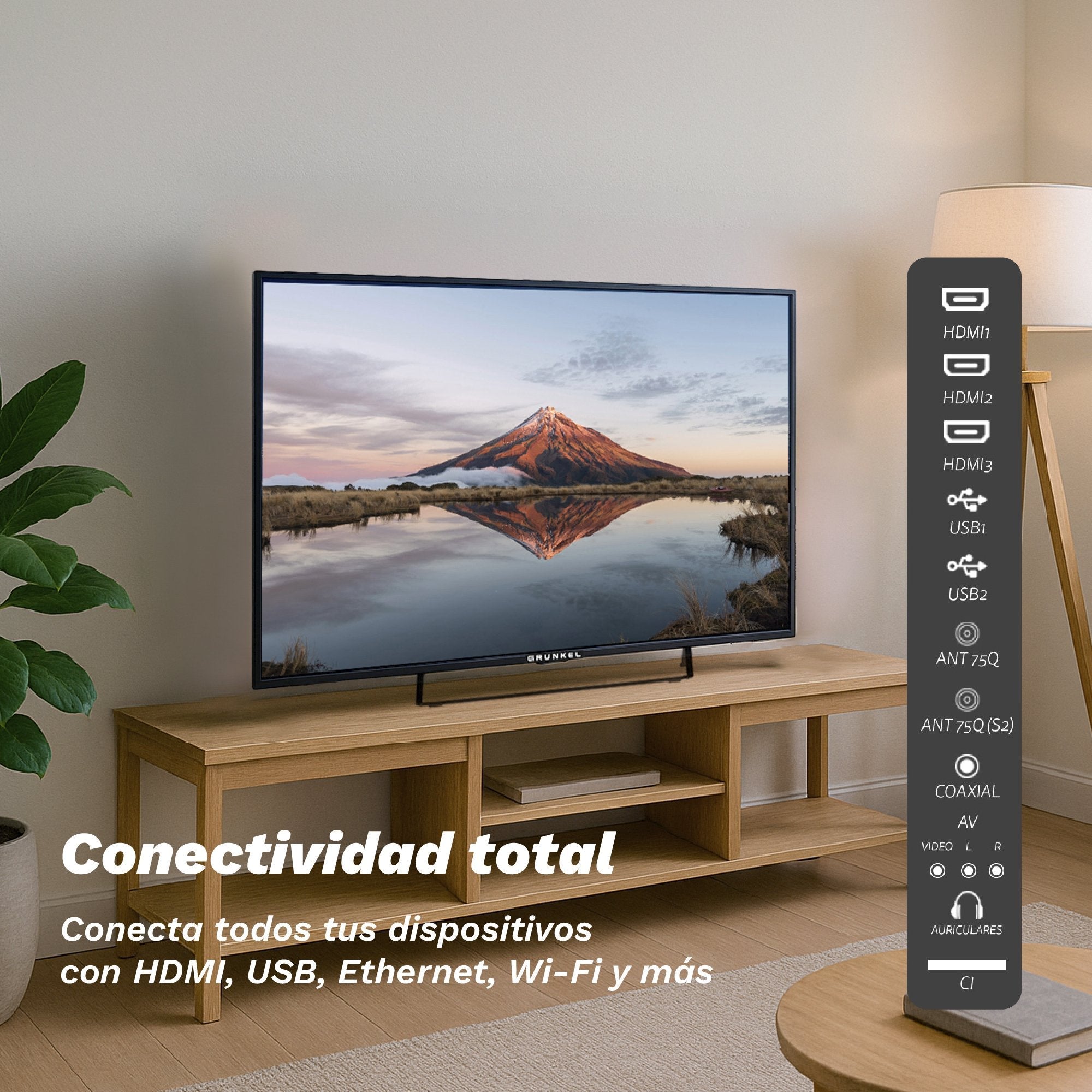 Televisor Grunkel Qled-4025w 40' Full Hd Smart Tv Wifi