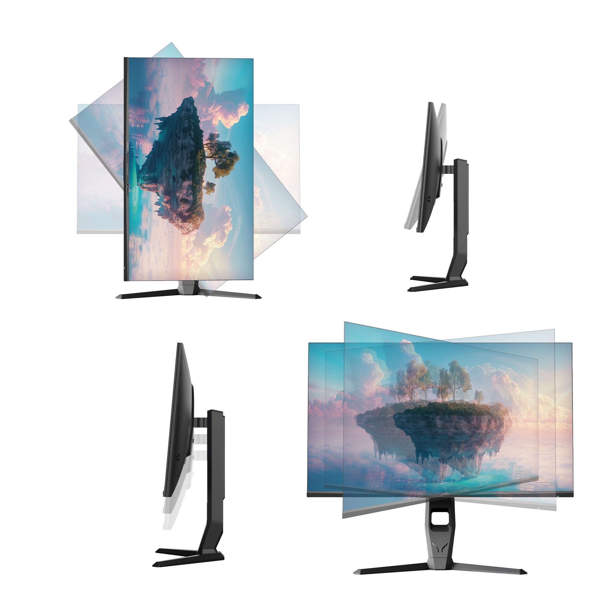 Monitor Thomson Gaming 27"Qhd 2560x1440 180hz 1ms 2*Hdmi/2*Dp Gris