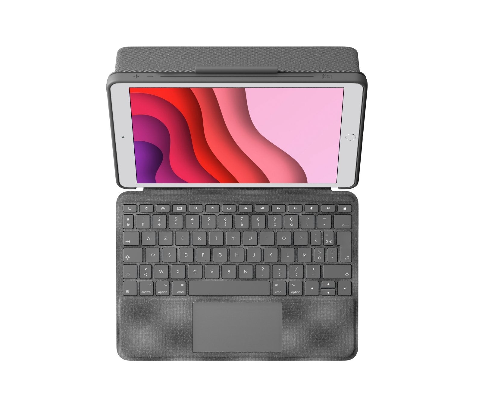 Logitech Combo Touch Funda Teclado Francés Con Panel Táctil - Azerty  - Grafito