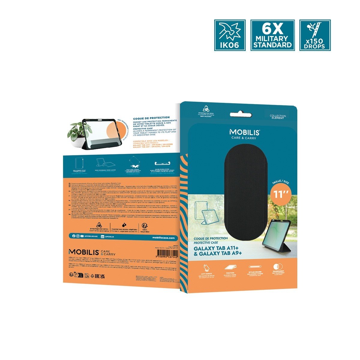 Mobilis Edge 2 Case For Galaxy Tab A11+ A9+ 11"