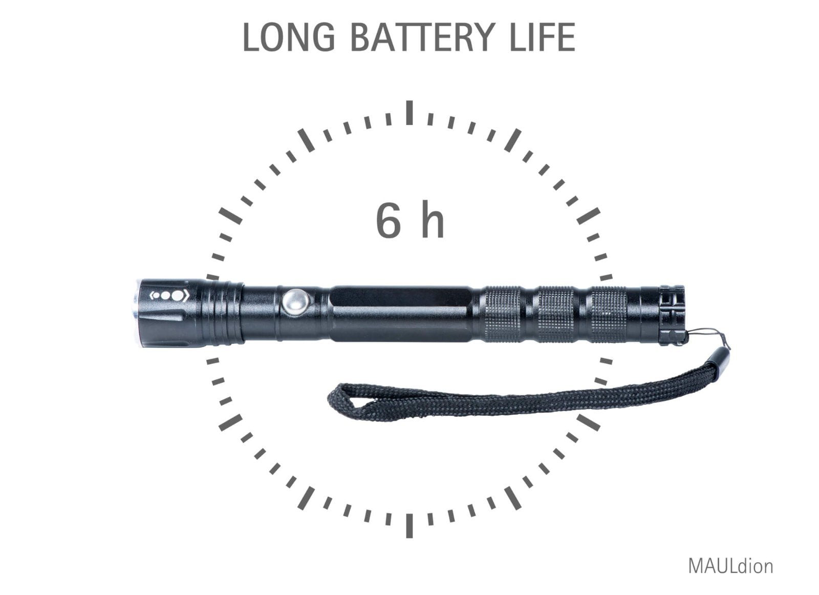 Linterna Led Maul Dion 17cm; 1w; Hasta 71m