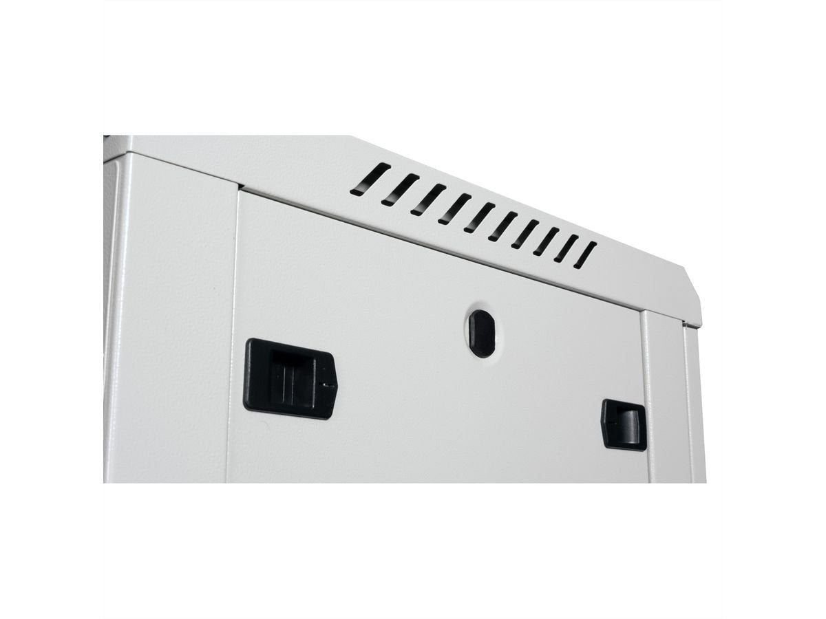 Roline 19-Zoll Wandgehuse Basic Plus 15he, 600x450 Bxt Grau