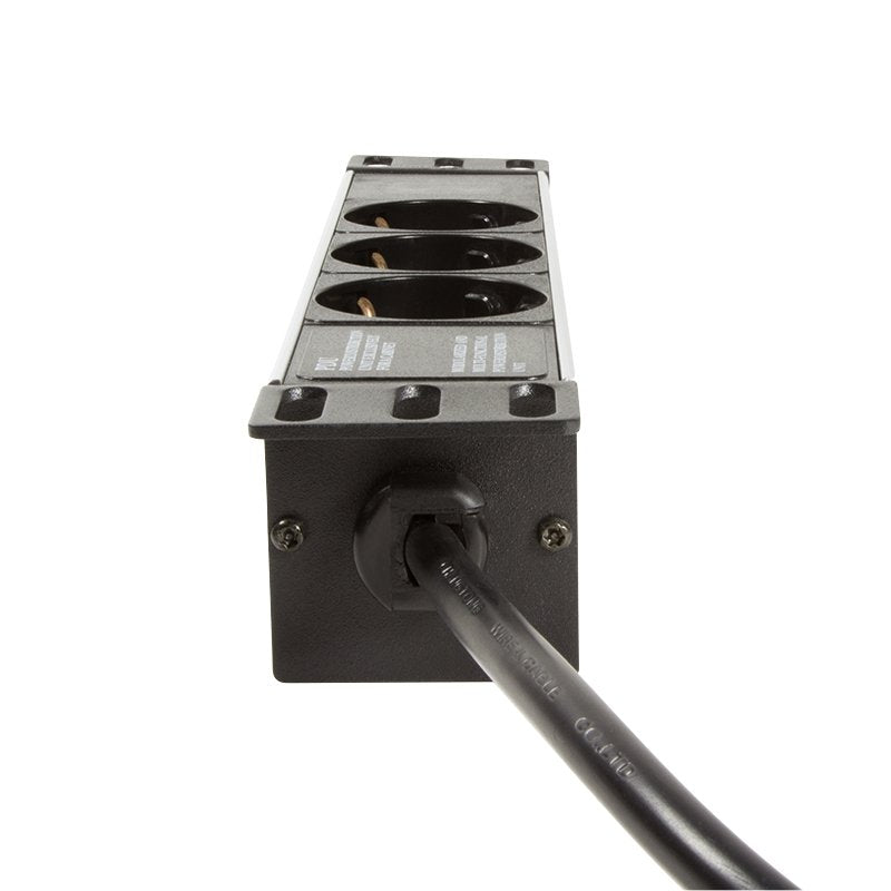 Logilink Pdu3b01 Unidad De Distribución De Energía (Pdu) 1u Negro 3 Salidas Ac