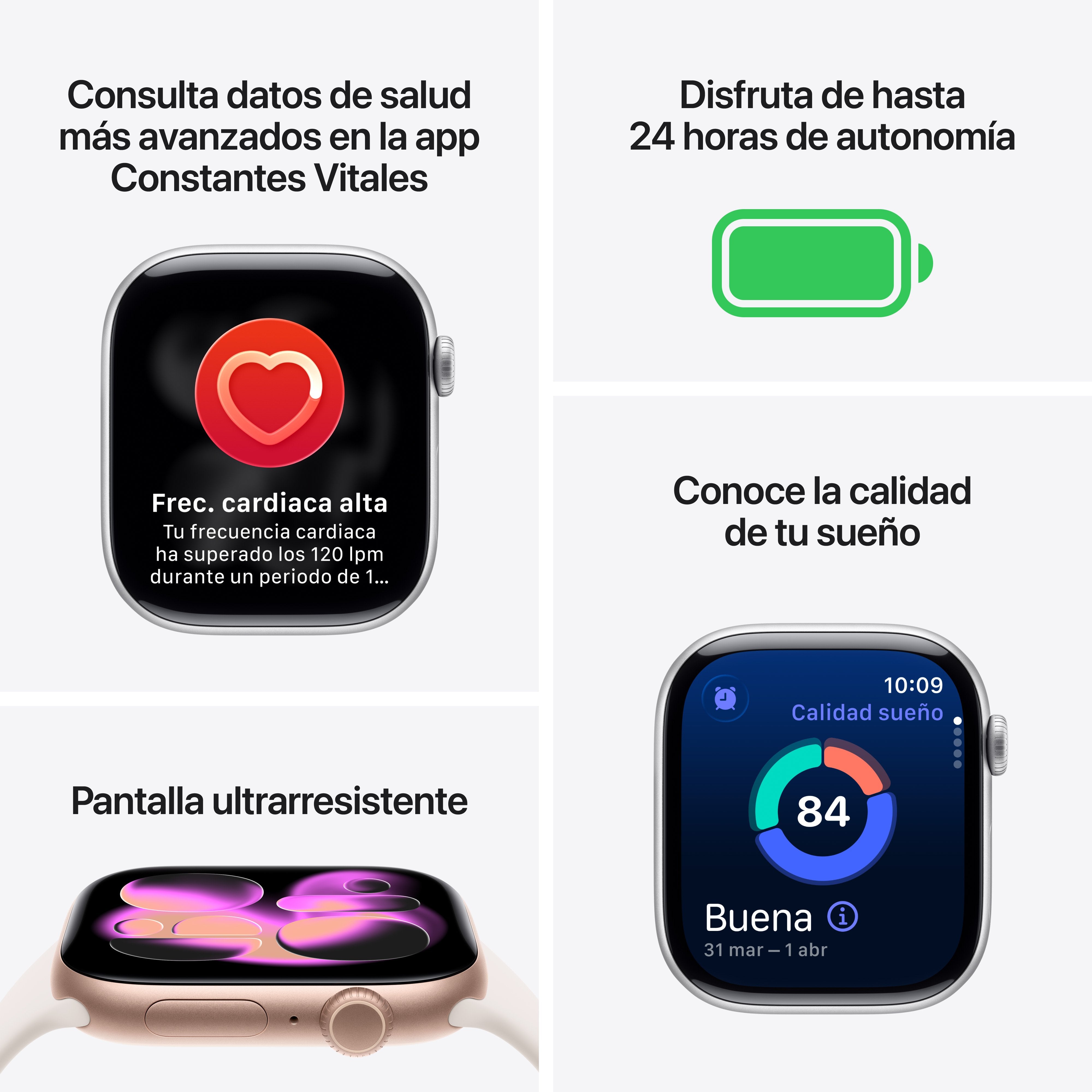 EAN 0195950462579 - Apple Watch Series 11 OLED 46 mm Digital 416 x 496 Pixeles Pantalla táctil Negro Wifi GPS (satélite) imagen 3