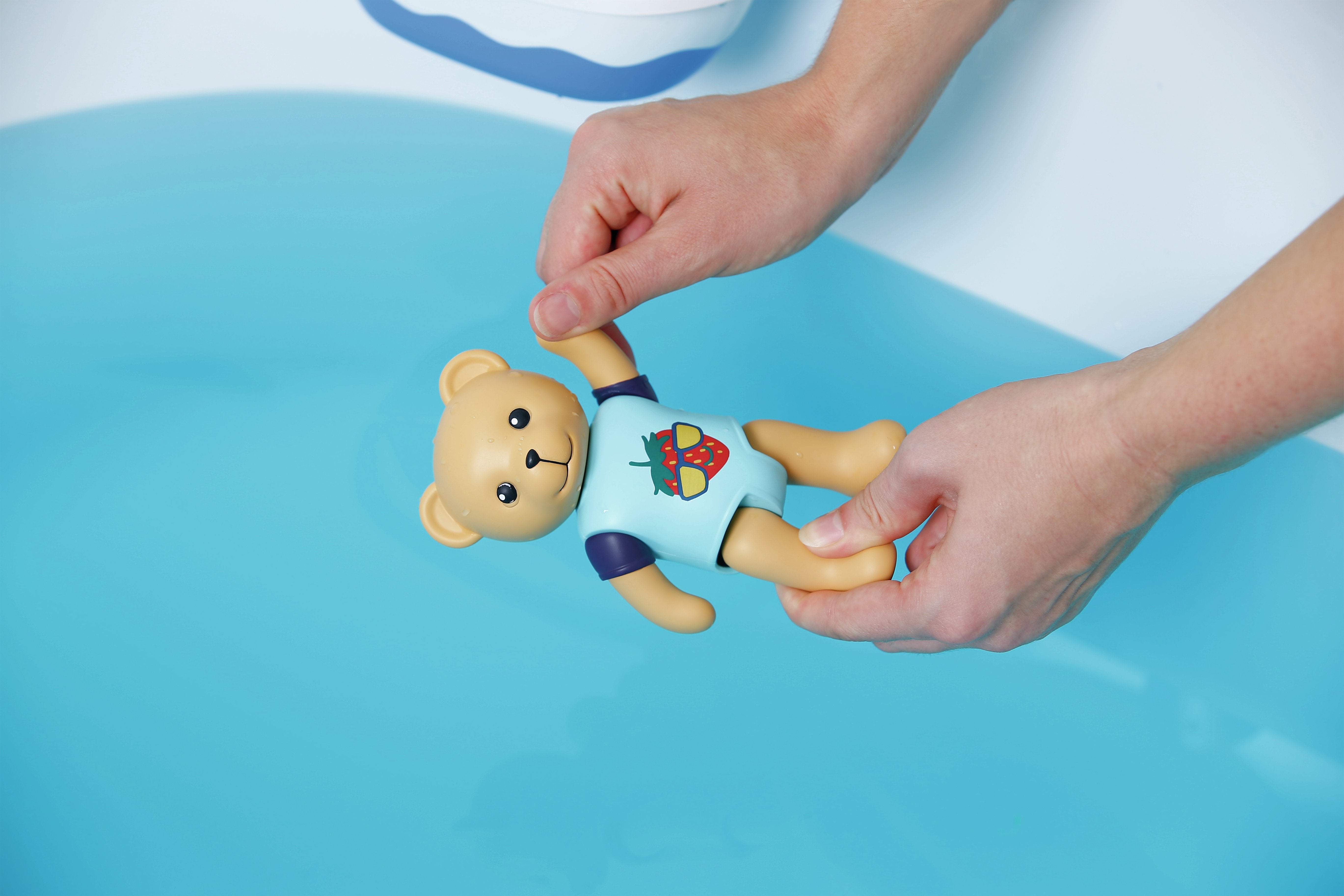 Zapf Creation Baby Born® Bañera Splish Splash Con Osito De Peluche Y Figura De Juguete   838105