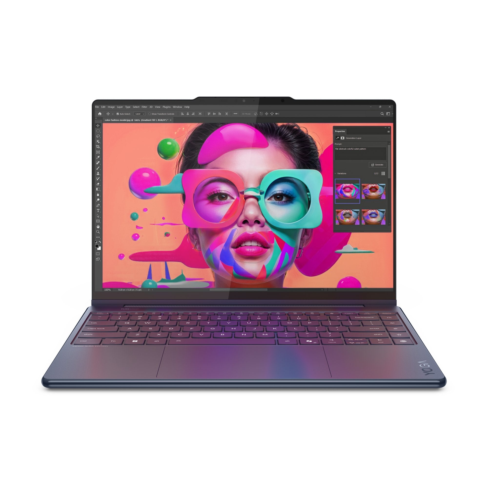 Portátil C+ Yoga 9 2-In-1 14ill10 - 14  2.8k Oled/Ult 7 258v/32/1tb/W11/Cosmic Blue