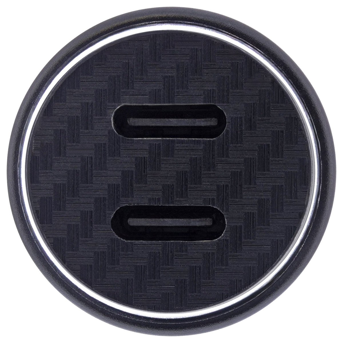 Inline® Usb Car Charger Power-Adapter Power Delivery, 2x Usb Type-C, Black