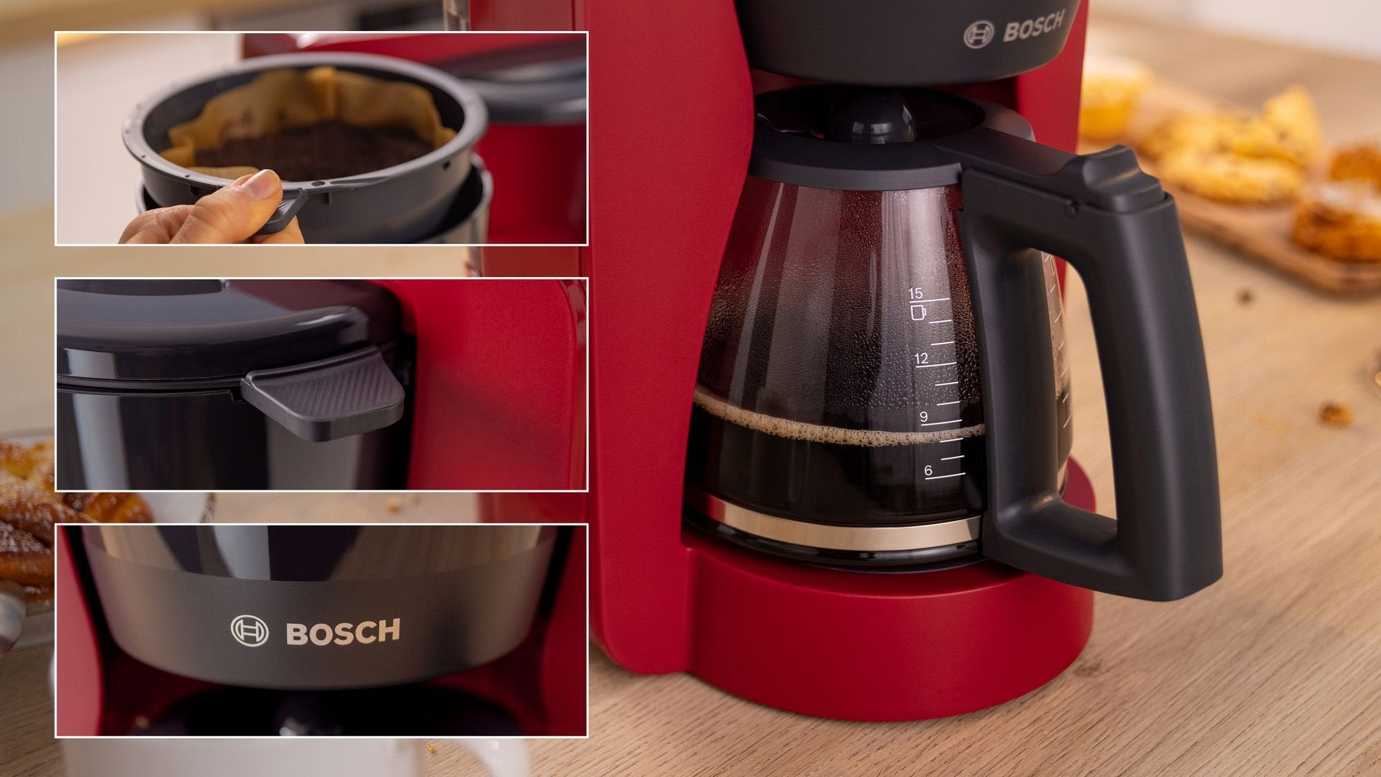 EAN 4242005397082 - Bosch TKA3M134 cafetera eléctrica Manual Cafetera de filtro 1,4 L imagen 7