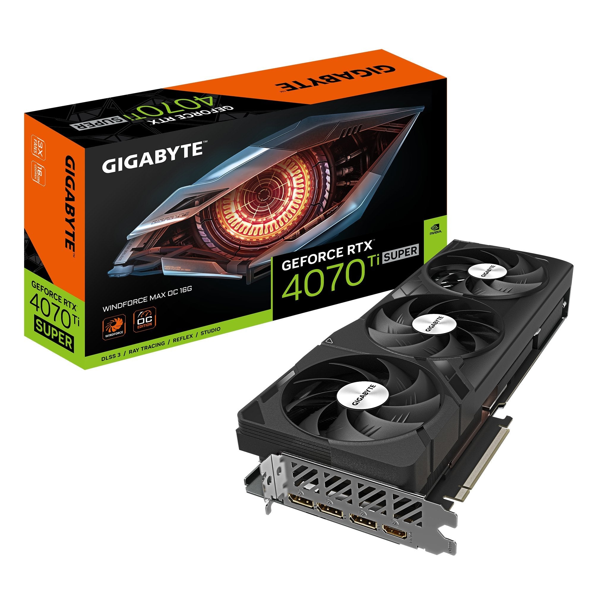 Gigabyte Rtx4070 Ti Super Windforce Max Oc 16gb Gddr6x Hdmi